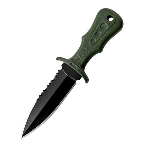 joa Outdoor feststehende Gerade Festes messer leicht kleine stahl Jagdmesser scharf camping gegen messer Grün Gürtelmesser survival multitool edc neck knife messer mit Scheide von joa