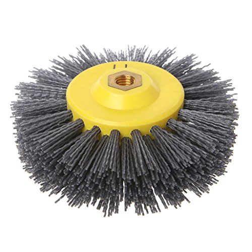 Entgraten Schleifbürste Stahldrahtbürste für Kopf Polieren Schleifscheibe 150 x 40 mm x M von jojobasec