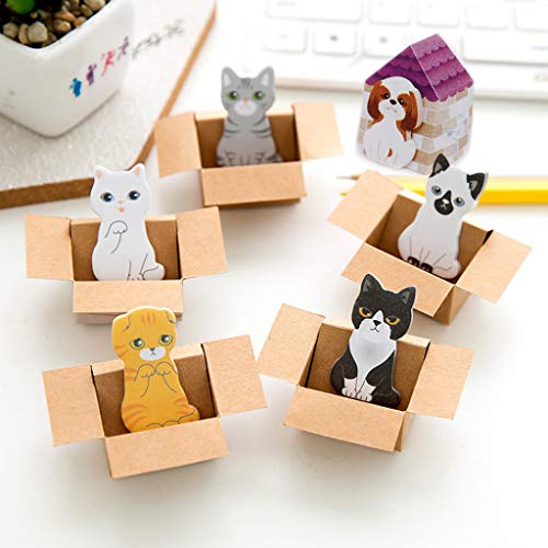 Kitty House for Cat Dog Sticker Sticky Notes Paper Pad Bookmarks von jojobasec
