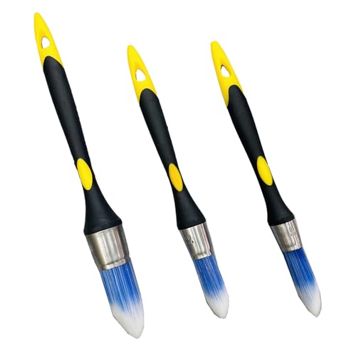 Malwerkzeuge, Detailpinsel, kleiner Pinsel, 1,6 cm, 1,9 cm und 2,5 cm, kleine Pinsel für detaillierte Aufgaben von jojobasec