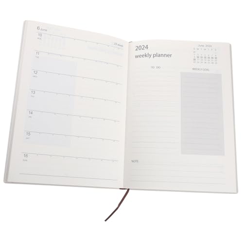 jojofuny 1 Agenda-Buch Unterlage wöchentlich Wochenplaner Notizblock Tagebuch Kalenderplaner bürogadges lernplaner zeitmanagement tagesplan Notizbuch Terminkalender Planblock Papier Black jojofuny 1 Agenda-Buch Unterlage wöchentlich Wochenplaner Notizblock Tagebuch Kalenderplaner bürogadges lernplaner zeitmanagement tagesplan Notizbuch Terminkalender Planblock Papier Black von jojofuny