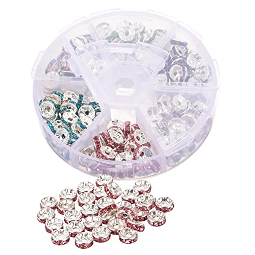 jojofuny 1 Satz Bohrschlangenbox Spacer Perlenzubehör Charm Rundes Armband Für Sortimente Strasssteine Radförmige Biegeringe Handgefertigte Biegeringe Ohrring Biegeringe Metall 180 Stück jojofuny 1 Satz Bohrschlangenbox Spacer Perlenzubehör Charm Rundes Armband Für Sortimente Strasssteine Radförmige Biegeringe Handgefertigte Biegeringe Ohrring Biegeringe Metall 180 Stück von jojofuny