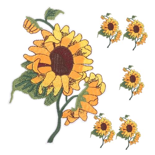jojofuny 1 Satz Sonnenblumen Tuch Aufkleber Nähen Patch Sonnenblumen-applikationen Blumenapplikationen Stickerei Gestickte Aufnäher Mit Blumen Flecken Vlies Yellow 6 Stück jojofuny 1 Satz Sonnenblumen Tuch Aufkleber Nähen Patch Sonnenblumen-applikationen Blumenapplikationen Stickerei Gestickte Aufnäher Mit Blumen Flecken Vlies Yellow 6 Stück von jojofuny