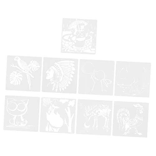 jojofuny 1 Satz Teiliges Set Tier Malvorlagen Für Wiederverwendbare Schablonen Für Diy Kunstprojekte Und Bastelarbeiten Für Scrapbooking Und Schulprojekte Lebensmittelechtem Pet 9 Stück jojofuny 1 Satz Teiliges Set Tier Malvorlagen Für Wiederverwendbare Schablonen Für Diy Kunstprojekte Und Bastelarbeiten Für Scrapbooking Und Schulprojekte Lebensmittelechtem Pet 9 Stück von jojofuny