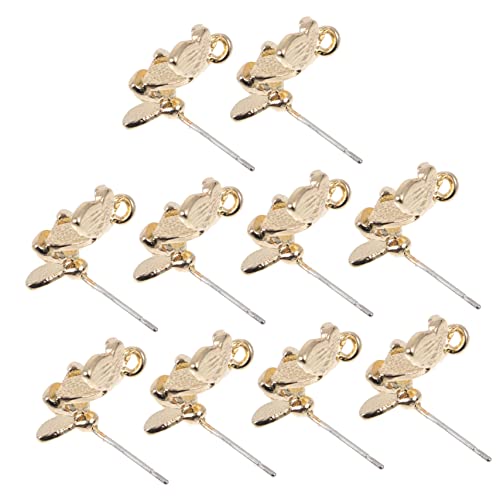 jojofuny 10 Stück Schmetterling Ohrringe Teiliges DIY Bastelmaterial Leichte und Haltbare Ohrstecker für Schmuckherstellung für Frauen und Besondere Anlässe jojofuny 10 Stück Schmetterling Ohrringe Teiliges DIY Bastelmaterial Leichte und Haltbare Ohrstecker für Schmuckherstellung für Frauen und Besondere Anlässe von jojofuny