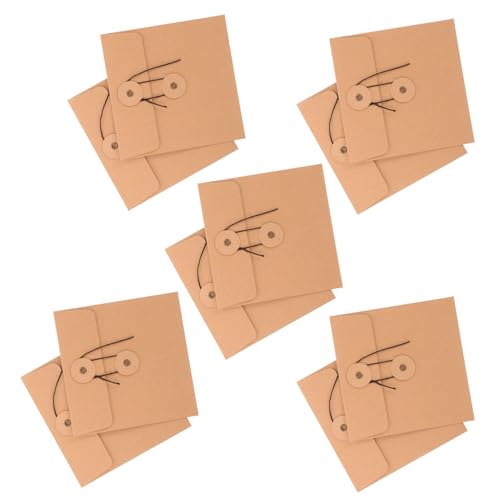 jojofuny 10Stücke Kraftpapier CD Hüllen Braune Dvd Verpackungsbeutel Robuste CD Aufbewahrungstaschen für Büro und Zuhause Schützend jojofuny 10Stücke Kraftpapier CD Hüllen Braune Dvd Verpackungsbeutel Robuste CD Aufbewahrungstaschen für Büro und Zuhause Schützend von jojofuny