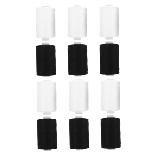 jojofuny 12 Spulen Polyester Nähgarn Set Sortiment Stickgarn Für Anfänger Schneidern Handquilten Schwarzes Nähzubehör jojofuny 12 Spulen Polyester Nähgarn Set Sortiment Stickgarn Für Anfänger Schneidern Handquilten Schwarzes Nähzubehör von jojofuny