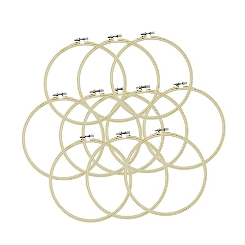 jojofuny 12 Stück Bambus-Stickerei-Stretch Lieferungen Nähen Kits für Stich Stickseide Nähset Reifen Stickrahmen Stickkreis selber machen Stickring selber machen Hölzern jojofuny 12 Stück Bambus-Stickerei-Stretch Lieferungen Nähen Kits für Stich Stickseide Nähset Reifen Stickrahmen Stickkreis selber machen Stickring selber machen Hölzern von jojofuny