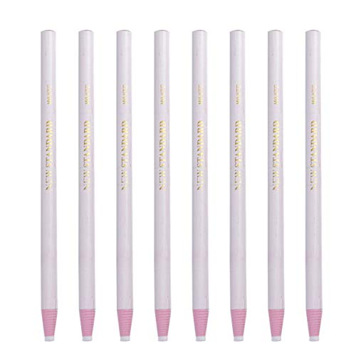 jojofuny 12st Farbmarkierungen Gartenmarker Stift Wachsmarker Marker Bleistift. Markierung Entfernen Fettstift Abziehen Schwarzer Porzellanmarker Farbe Schälen Weiß Textmarker Rollenpapier von jojofuny