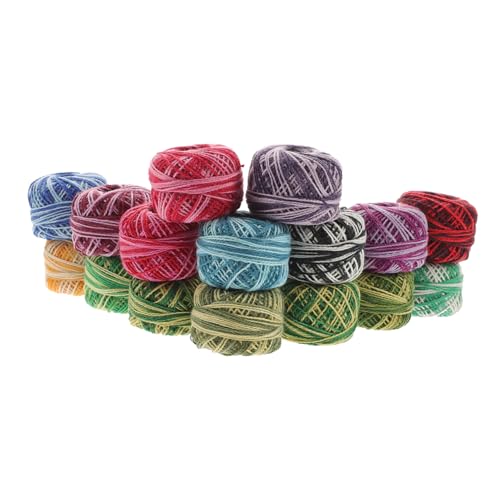 jojofuny 16Rolle Teiliges Stickgarn Set Bunten Farben Hochwertige Baumwollfäden für Kreuzstich Handarbeiten und DIY Projekte für und Bastelideen jojofuny 16Rolle Teiliges Stickgarn Set Bunten Farben Hochwertige Baumwollfäden für Kreuzstich Handarbeiten und DIY Projekte für und Bastelideen von jojofuny