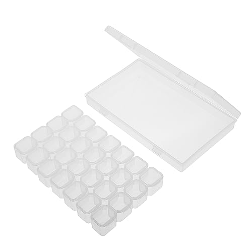 jojofuny 1Stück Transparente Aufbewahrungsbox für Kleine Tragbarer Organizer für Perlen und Maniküre Zubehör Fächer Langlebiges Material für Schmuck und Handwerk jojofuny 1Stück Transparente Aufbewahrungsbox für Kleine Tragbarer Organizer für Perlen und Maniküre Zubehör Fächer Langlebiges Material für Schmuck und Handwerk von jojofuny