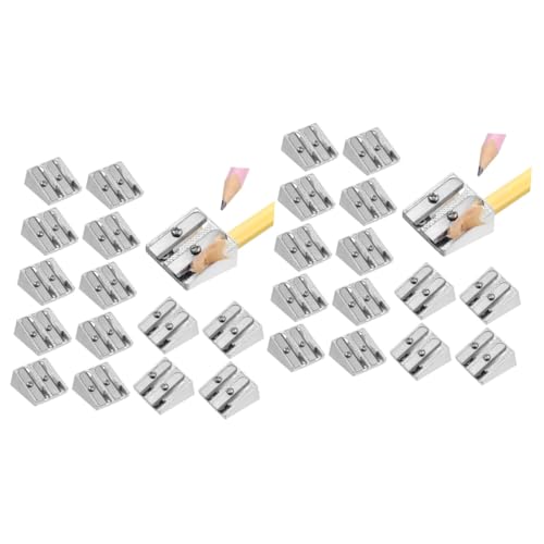 jojofuny 2 Sätze Bleistiftspitzer Aus Aluminiumlegierung Manueller Bleistiftspitzer Anspitzer Werkzeuge Zum Anspitzen Von Bleistiften Bürobedarf 20 Stück * 2 jojofuny 2 Sätze Bleistiftspitzer Aus Aluminiumlegierung Manueller Bleistiftspitzer Anspitzer Werkzeuge Zum Anspitzen Von Bleistiften Bürobedarf 20 Stück * 2 von jojofuny
