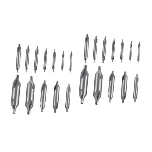 jojofuny 2 Sätze Center-bit-cutter-set Schnecke Hartmetall Werkzeug Bohrer Bohrmaschinen Bagger Punkt Schleifer Abs Bausatz Leistung Loch Silver Hochgeschwindigkeitsstahl 12 Stück * 2 von jojofuny