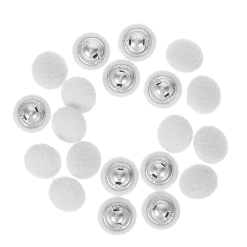 jojofuny 20 Stück Stoffknöpfe: 15 Mm Große Runde Ersatzknöpfe, Nähzubehör Für Anzüge, Mäntel, Brautkleider, Hemden Und Pullover jojofuny 20 Stück Stoffknöpfe: 15 Mm Große Runde Ersatzknöpfe, Nähzubehör Für Anzüge, Mäntel, Brautkleider, Hemden Und Pullover von jojofuny