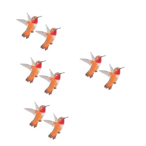 jojofuny 4 Sätze Stoffmontage Dekoration Vogel Patch Kolibris Aufnäher Für Jacken Damen Geformt Stickflicken Aufbügeln Stickereien Zum Aufbügeln Polyesterfaden 2 Stück * 4 jojofuny 4 Sätze Stoffmontage Dekoration Vogel Patch Kolibris Aufnäher Für Jacken Damen Geformt Stickflicken Aufbügeln Stickereien Zum Aufbügeln Polyesterfaden 2 Stück * 4 von jojofuny