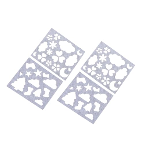 jojofuny 4 Stück Vorlage aus Wollfilz Wollfilzwerkzeug Wollapplikationsform Diy-Filz-Bastelschablonen Filzapplikationsvorlagen Filzhandwerksformung Nadelfilzschablone Grey jojofuny 4 Stück Vorlage aus Wollfilz Wollfilzwerkzeug Wollapplikationsform Diy-Filz-Bastelschablonen Filzapplikationsvorlagen Filzhandwerksformung Nadelfilzschablone Grey von jojofuny