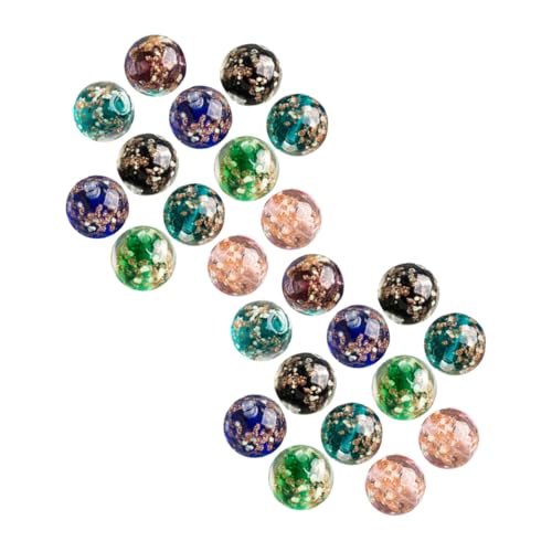 jojofuny 40 Stück Glasperlen Leuchtende Lampwork Perlen Runde Spacer Beads für DIY Schmuckherstellung Bunte Nachtlicht Perlen für Armbänder und Bastelprojekte jojofuny 40 Stück Glasperlen Leuchtende Lampwork Perlen Runde Spacer Beads für DIY Schmuckherstellung Bunte Nachtlicht Perlen für Armbänder und Bastelprojekte von jojofuny