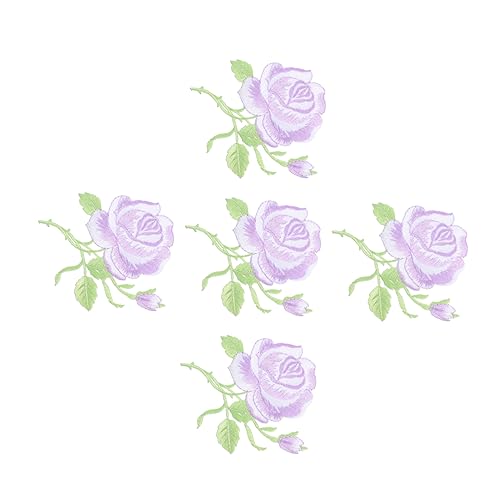jojofuny 5 Stück Stickmaterialien nähen Flecken Flicken für Kleidung sortiert Jeans-Patches Rosenfleck Rose bestickt Aufnäher für Jacken gestickte Aufnäher Stickgarn Violett jojofuny 5 Stück Stickmaterialien nähen Flecken Flicken für Kleidung sortiert Jeans-Patches Rosenfleck Rose bestickt Aufnäher für Jacken gestickte Aufnäher Stickgarn Violett von jojofuny