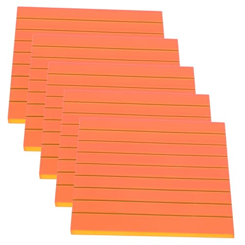 jojofuny 5 Stück Zeilennotenpapier büroradio offic die markierung bürogadges notitzzettelblock täglich Party Unterlage farbig arbeiten Aufkleber Notenvorrat Notizblock das Haustier Orange jojofuny 5 Stück Zeilennotenpapier büroradio offic die markierung bürogadges notitzzettelblock täglich Party Unterlage farbig arbeiten Aufkleber Notenvorrat Notizblock das Haustier Orange von jojofuny