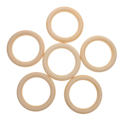 jojofuny 6 Stück Gardinenringe aus Holz Leerzeichen Ringrohlinge für die Schmuckherstellung unvollendete Makramee-Ringe Holzreifen zum Basteln Holzkreisdekore Lotusbaum jojofuny 6 Stück Gardinenringe aus Holz Leerzeichen Ringrohlinge für die Schmuckherstellung unvollendete Makramee-Ringe Holzreifen zum Basteln Holzkreisdekore Lotusbaum von jojofuny