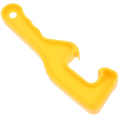 jojofuny 6st Kappenöffnerschlüssel Handelsüblicher Dosenöffner Heavy Duty Eimerschlüssel Eimer Deckel Entferner Industrieller Eimer-lippenöffner Tragbarer Dosenöffner Glasöffner Yellow Pvc von jojofuny