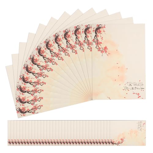 jojofuny 80 Blatt Pflaumenblüten-Briefpapier Schreibpapier für Schreibwaren altes Schreibpapier Pergamentpapier Briefe tragbares Briefpapier Schreibwaren Briefpapier jojofuny 80 Blatt Pflaumenblüten-Briefpapier Schreibpapier für Schreibwaren altes Schreibpapier Pergamentpapier Briefe tragbares Briefpapier Schreibwaren Briefpapier von jojofuny
