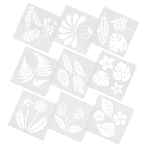jojofuny 9 Stück Blatt Malvorlage Blatt Vorlage Malvorlagen Schablonen Zum Malen Malerei Blumenschablone Malschablonen Blumen- Multifunktionsschablonen Das Haustier jojofuny 9 Stück Blatt Malvorlage Blatt Vorlage Malvorlagen Schablonen Zum Malen Malerei Blumenschablone Malschablonen Blumen- Multifunktionsschablonen Das Haustier von jojofuny