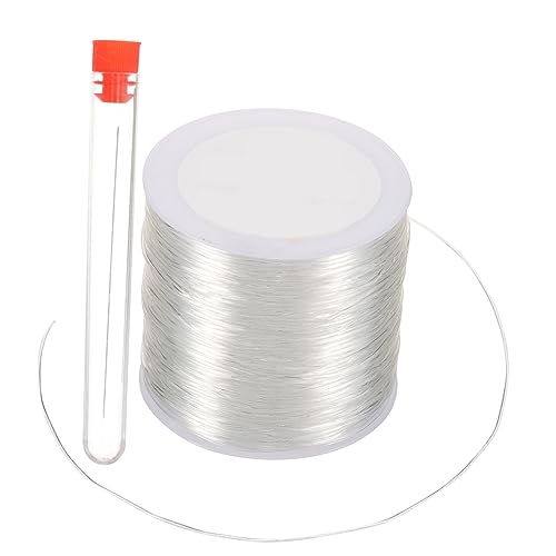 jojofuny Beading Tool mit Elastischem Nylonfaden Sticknadeln für DIY Armbänder und Schmuckherstellung Transparent Reißfest Einfaches Perlen Auffädeln jojofuny Beading Tool mit Elastischem Nylonfaden Sticknadeln für DIY Armbänder und Schmuckherstellung Transparent Reißfest Einfaches Perlen Auffädeln von jojofuny