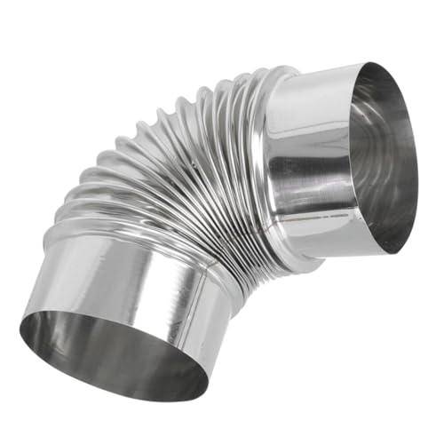 jojofuny Edelstahl 90° Bogen Für Kaminofen Hochwertiger Flue Elbow Für Optimale Abgasführung Ideal Für Holzheizungen Durchmesser von jojofuny