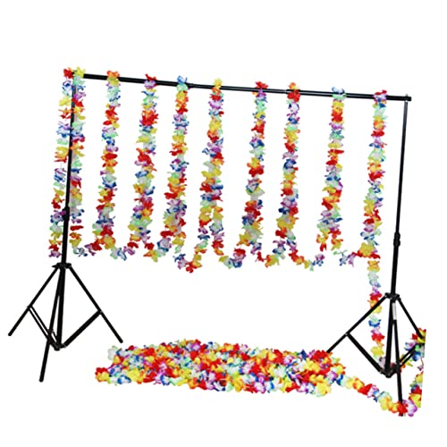 jojofuny Hawaiianische Leis Blätter Banner Hawaiianische Blumengirlande Luau Blumengirande Hawaii Blumenbanner Hula-Leis-Banner Hawaii-Blumen-lei Party Der Sommer Requisiten Bankett von jojofuny