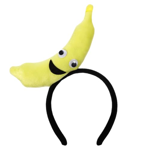 jojofuny Kinderkostüme Hüte Für Kinder Mädchen Kopfhörer Haarband Für Party Spaß Stirnbänder Lustige Hüte Ausgabekarte Haarnadel Haarschmuck Kind Halloween Banane Damen Stirnbänder von jojofuny