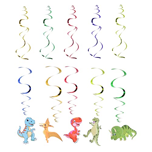 jojofuny Partydeko Geburtstag 1 Set Dinosaurier-spiral-ornament Wirbel-dekoration Ornament Für Kinder Hochzeitsdekoration Hängende Spirale Streamer Geburtstagsfeier Wirbel-anhänger Dinosaurier von jojofuny