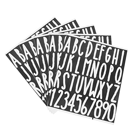 jojofuny Briefkasten Aufkleber Name Selbstklebende Briefkasten Buchstaben Und Aufkleber Reflektierende Pvc Etiketten Für Außenbereich Und Ölbeständig Weiße von jojofuny