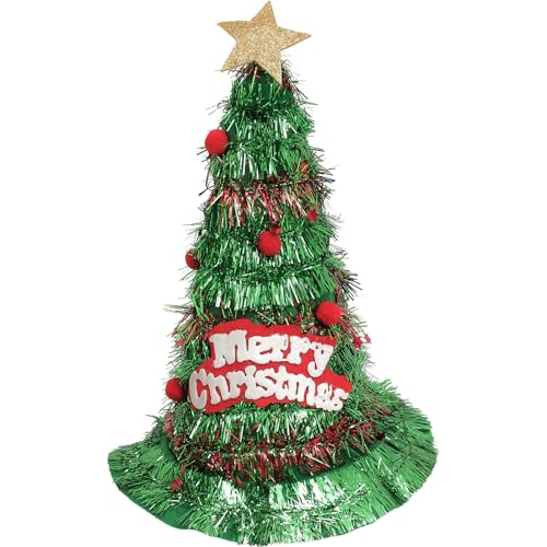 jojofuny Weihnachtsbaum-Hüte – Weihnachtsbaum-Kostüm-Accessoires Für Frauen Weihnachtsmütze Als Weihnachts-Partygeschenk von jojofuny