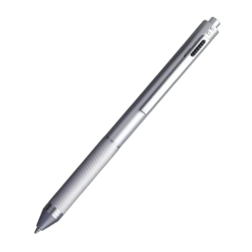 Online Multipen 4-in-1 | Multifunktionaler Metallstift | Sensor-Kugelschreiber mit feiner Spitze, mehrfarbiger Stift, Druckbleistiftmine, Touchscreen-Stift für Damen und Kinder von jopiuieo