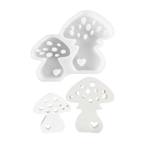 jopiuieo Harz-Pilzformen, Pilz-Epoxidharz-Formen - Harzpilzförmige Formen | Pilz-Anhänger-Charm-Form, Harz-Pilz-förmige Formen, Pilz-Gemüse-Fondant-Süßigkeitsformen von jopiuieo