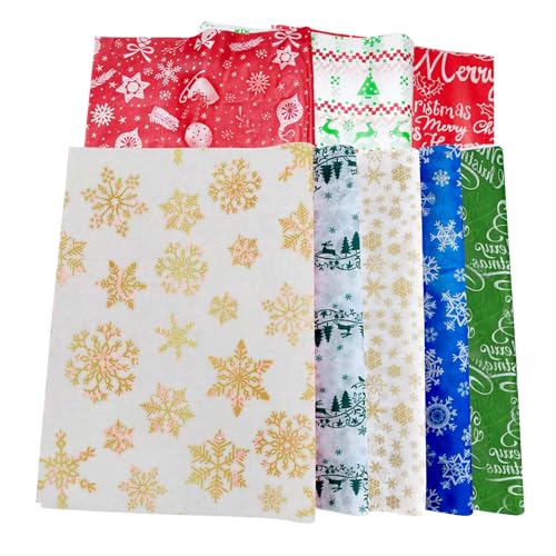 96 Blatt Transparentpapier Bunt50 x 35CM,8 Farben Seidenpapier Tissue Paper Glanzpapier zum Basteln Bastelpapier für Geburtstag Hochzeit Weihnachten Dekoration Verpackung von juingio