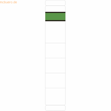 k.A. Ordnerrückenschilder 39x192mm selbstklebend weiß VE=10 Stück von k.A.