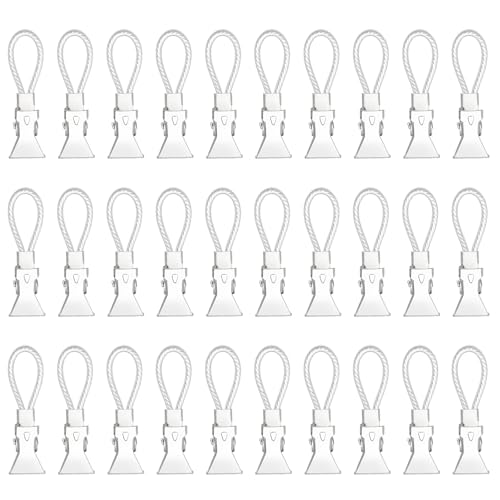 KAIYAYA 30 Stück Handtuchklammern Weiß Aufhänger für Handtücher Handtuchclips mit Schlaufe Handtuch Aufhänger Handtuchaufhänger Clip Handtuch Clips zum Aufhängen für Kücher, Bad, Haushalt KAIYAYA 30 Stück Handtuchklammern Weiß Aufhänger für Handtücher Handtuchclips mit Schlaufe Handtuch Aufhänger Handtuchaufhänger Clip Handtuch Clips zum Aufhängen für Kücher, Bad, Haushalt von kaiyaya