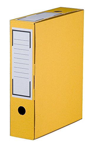 Archiv Ablagebox Color80, gelb von karton-billiger