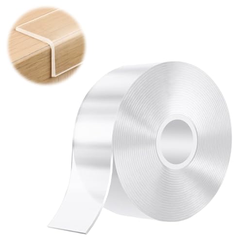 kingsea 10M Doppelseitiges Klebeband Waschbares, Doppelseitiges Klebeband Extra Stark, Transparentes Nano Tape Mehrzweck Doppelseitiges Klebeband von kingsea