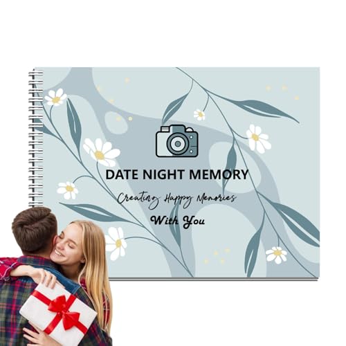 kivrimlarv Scratch Off Date Night Ideas | Scratch Off Date Night Ideas Photo Album Book for Couples, Scratch Off Dating Night Games for Special Engagements Day von kivrimlarv