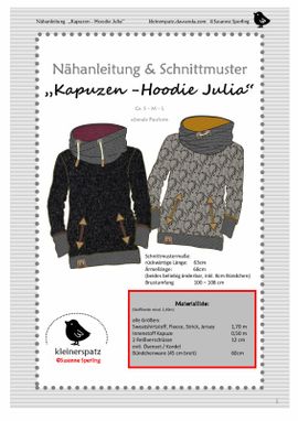 Kapuzen-Hoodie Julia von kleinerspatz