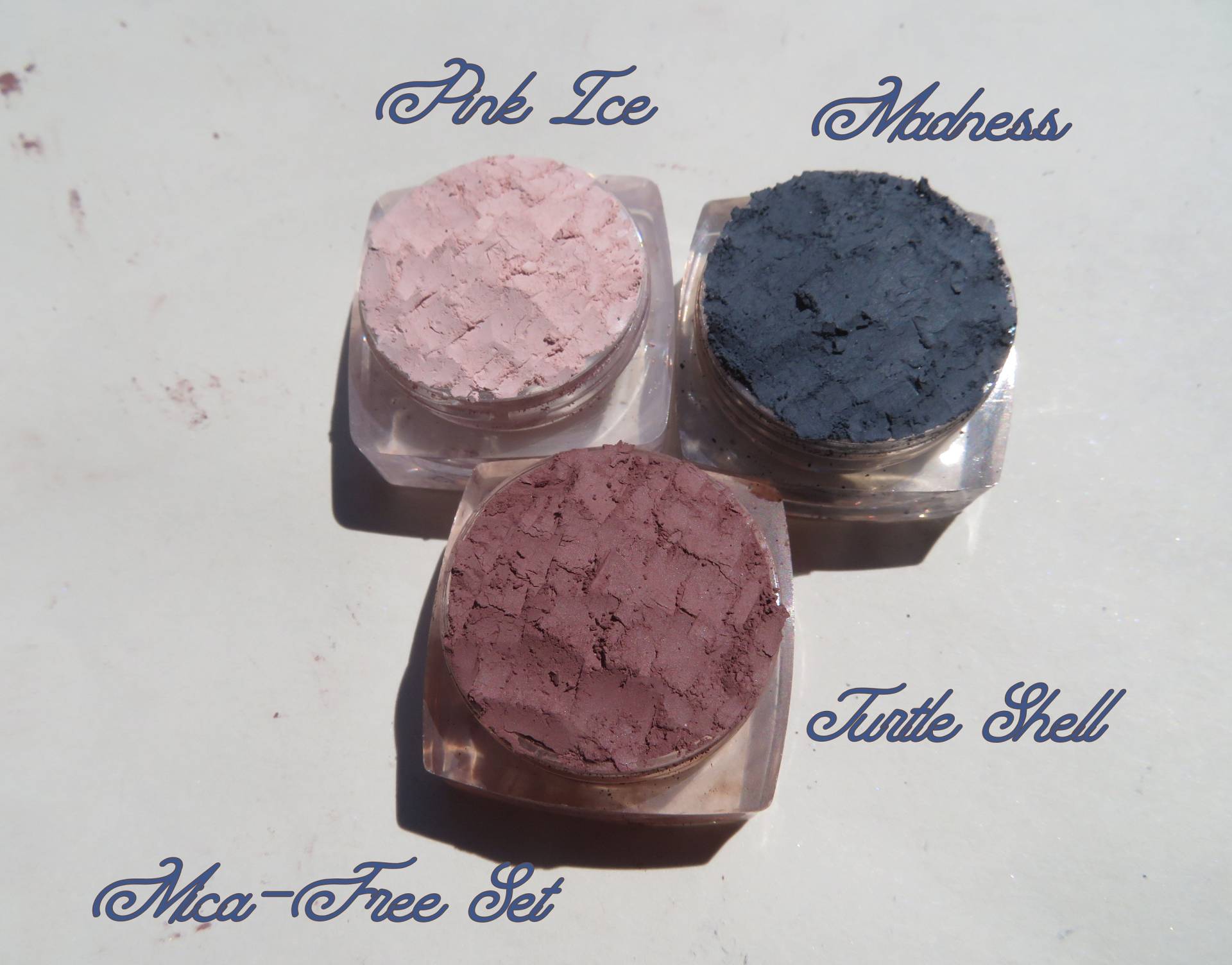 3-Teiliges Mica-Freies Mattes Mineral-Lidschatten-Geschenkset, Lose Pigmente, Tierversuchsfrei, Veganes Mineral Make-Up Lidschatten von kmms