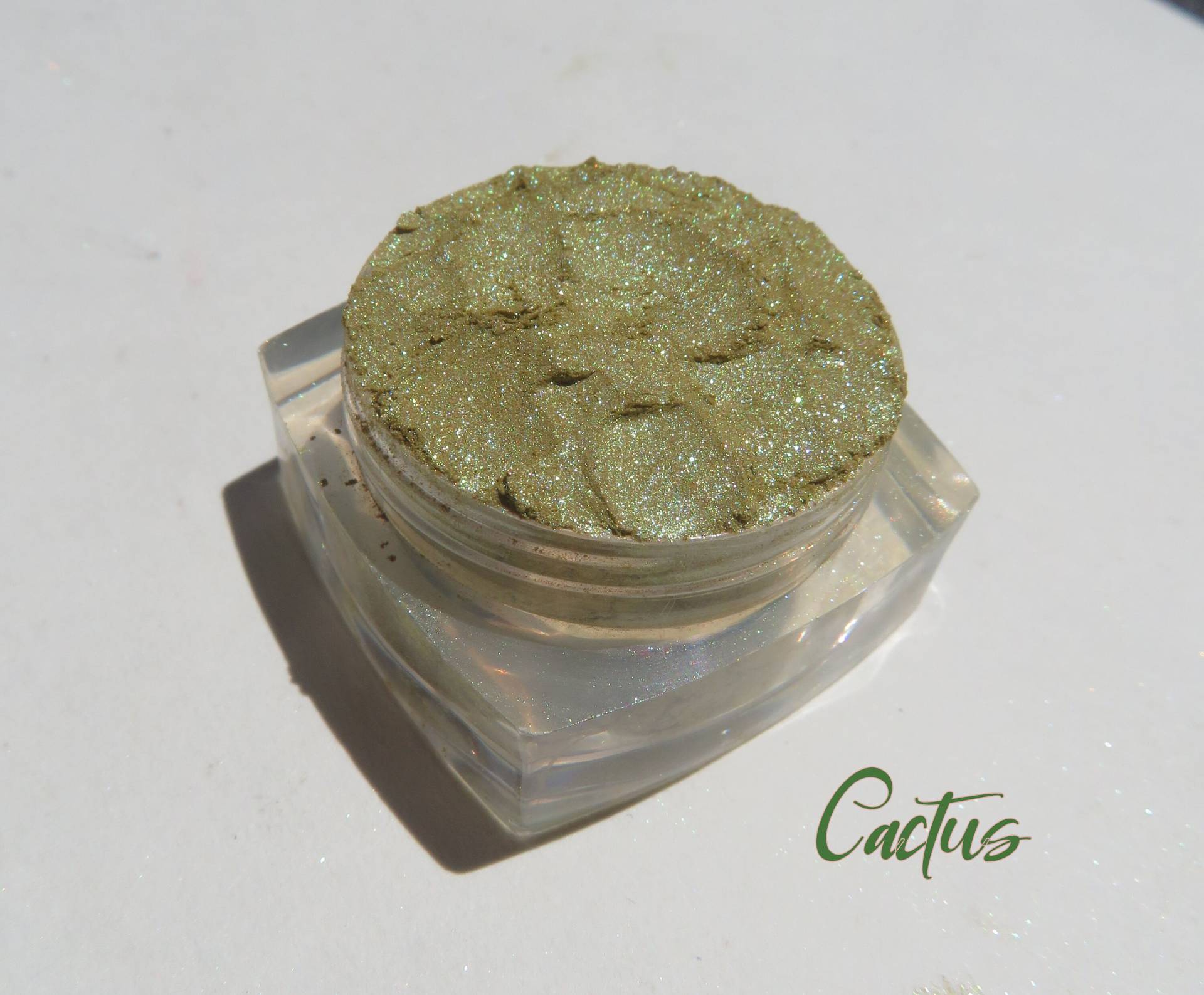 Caktus - Schimmerndes Grün Mit Goldenem Mineral-Lidschatten, Veganem Mineral-Lidschatten Ohne Grausamkeit von kmms