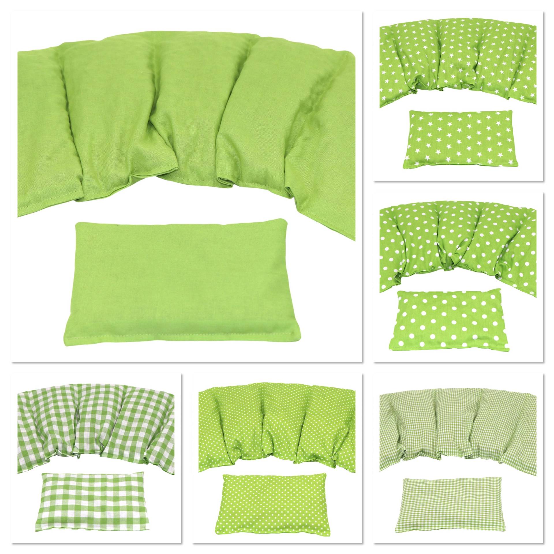 2 Er Set " Lime Uni 51 X 21 cm 5 Kammer 6 Designs Kirschkernkissen Körnerkissen Wärmekissen Xxl Weizen Raps Dinkelkissen von koernerkissen