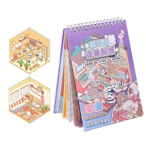 komsoup 3D Sticker Szenen Für Kinder,Scrapbook Haus Sticker | Bastelbedarf Für Scrapbooking Tagebuch Journaling komsoup 3D Sticker Szenen Für Kinder,Scrapbook Haus Sticker | Bastelbedarf Für Scrapbooking Tagebuch Journaling von komsoup