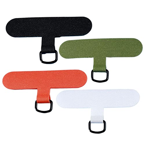 komsoup 4 Stück Handy Lanyard Pads, Handykette Telefon Patch, Multifunktional Handyband Handy Lanyard Patch Für Die Meisten Smartphones,Wasserdicht Handy Kette Patch von komsoup