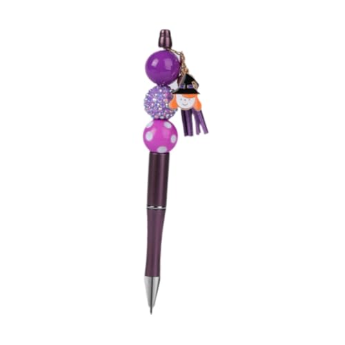 kowaku Perlenstift, Kugelschreiber, praktischer, einfach zu verwendender Halloween-Bastelstift, Halloween-Geschenk, Halloween-Stift für zu Hause, Lila von kowaku