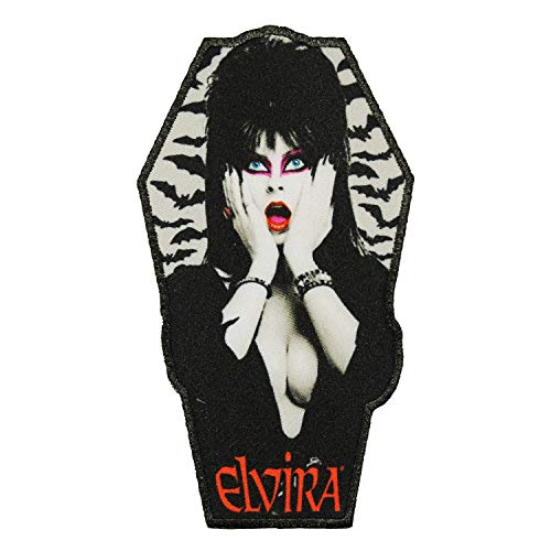 Elvira Bat Coffin Patch C - 1-1-2 von kreepsville 666
